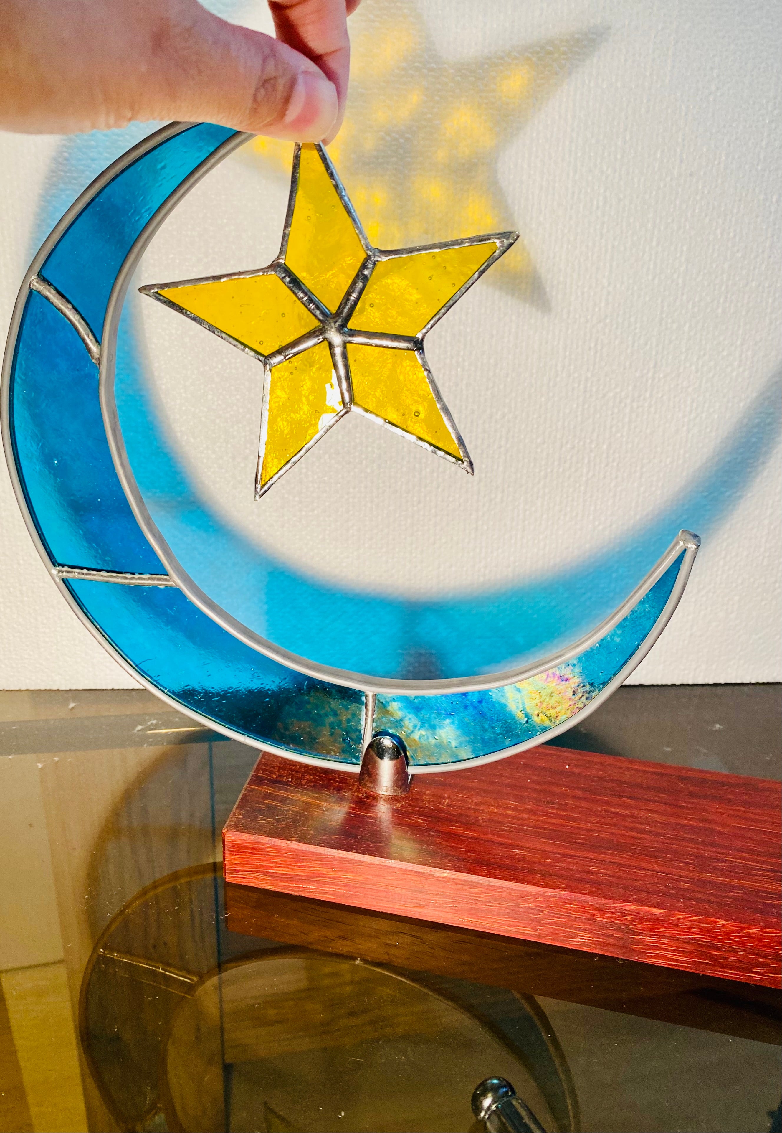 Large Moon With A Star Or A Mosque