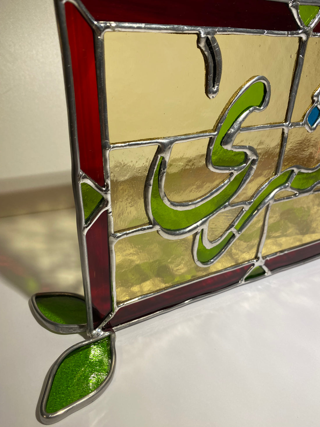 Custom Name Art in Glass