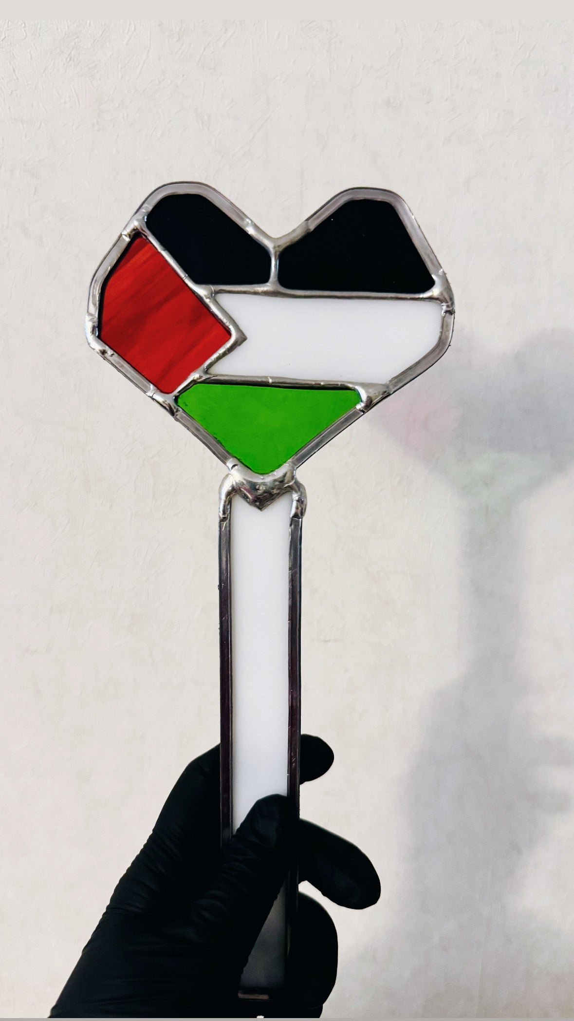 Palestine Flag - Plant Stake – Heart shape 🇵🇸